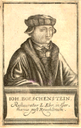 Portrait: Böschenstein, Johannes